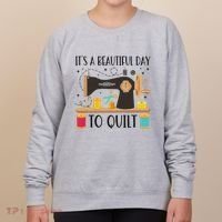 Funny Quilting Sewing For Fabric Quilt Quilter Women's Sweatshirt thumb 0