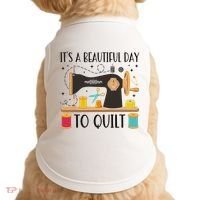 Funny Quilting Sewing For Fabric Quilt Quilter Doggie Tank thumb 0