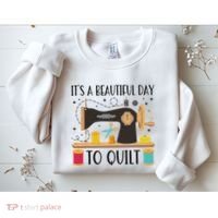 Funny Quilting Sewing For Fabric Quilt Quilter Sweatshirt thumb 2