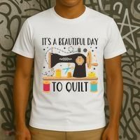 Funny Quilting Sewing For Fabric Quilt Quilter T-Shirt thumb 3