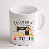 Funny Quilting Sewing For Fabric Quilt Quilter Coffee Mug thumb 1