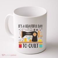 Funny Quilting Sewing For Fabric Quilt Quilter Coffee Mug thumb 0