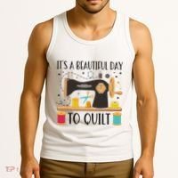 Funny Quilting Sewing For Fabric Quilt Quilter Tank Top thumb 3