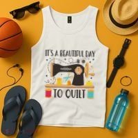 Funny Quilting Sewing For Fabric Quilt Quilter Tank Top thumb 4