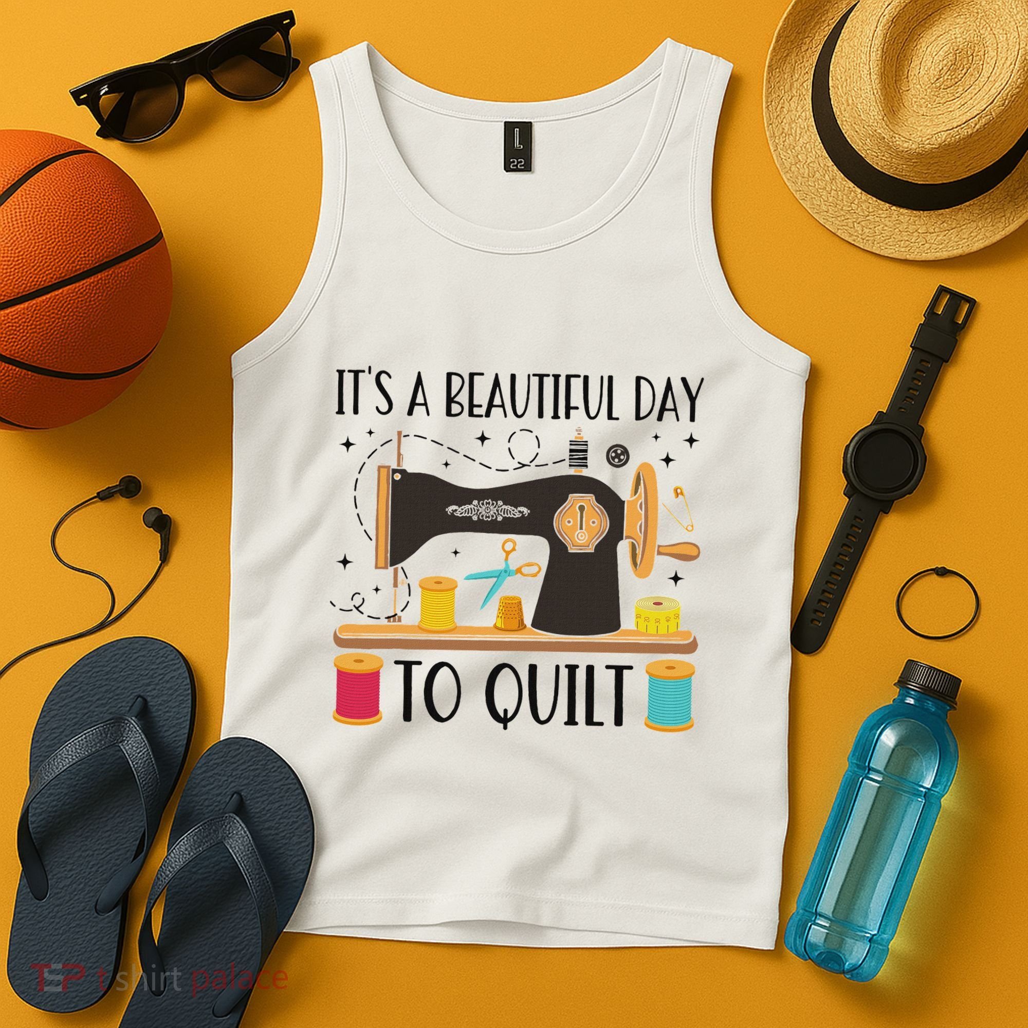 Funny Quilting Sewing For Fabric Quilt Quilter Tank Top