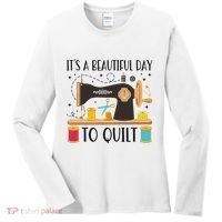 Funny Quilting Sewing For Fabric Quilt Quilter Women's Long Sleeve Shirt thumb 0
