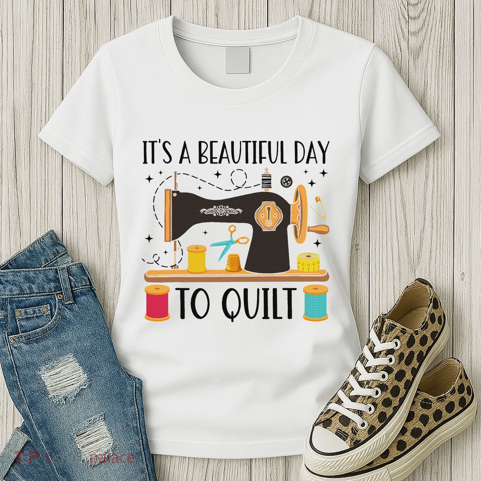 Funny Quilting Sewing For Fabric Quilt Quilter Women's T-Shirt