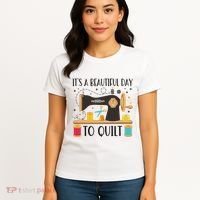 Funny Quilting Sewing For Fabric Quilt Quilter Women's T-Shirt thumb 4