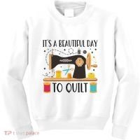 Funny Quilting Sewing For Fabric Quilt Quilter Kids Sweatshirt thumb 0