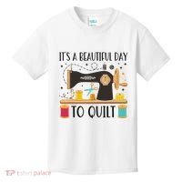 Funny Quilting Sewing For Fabric Quilt Quilter Kids T-Shirt thumb 0