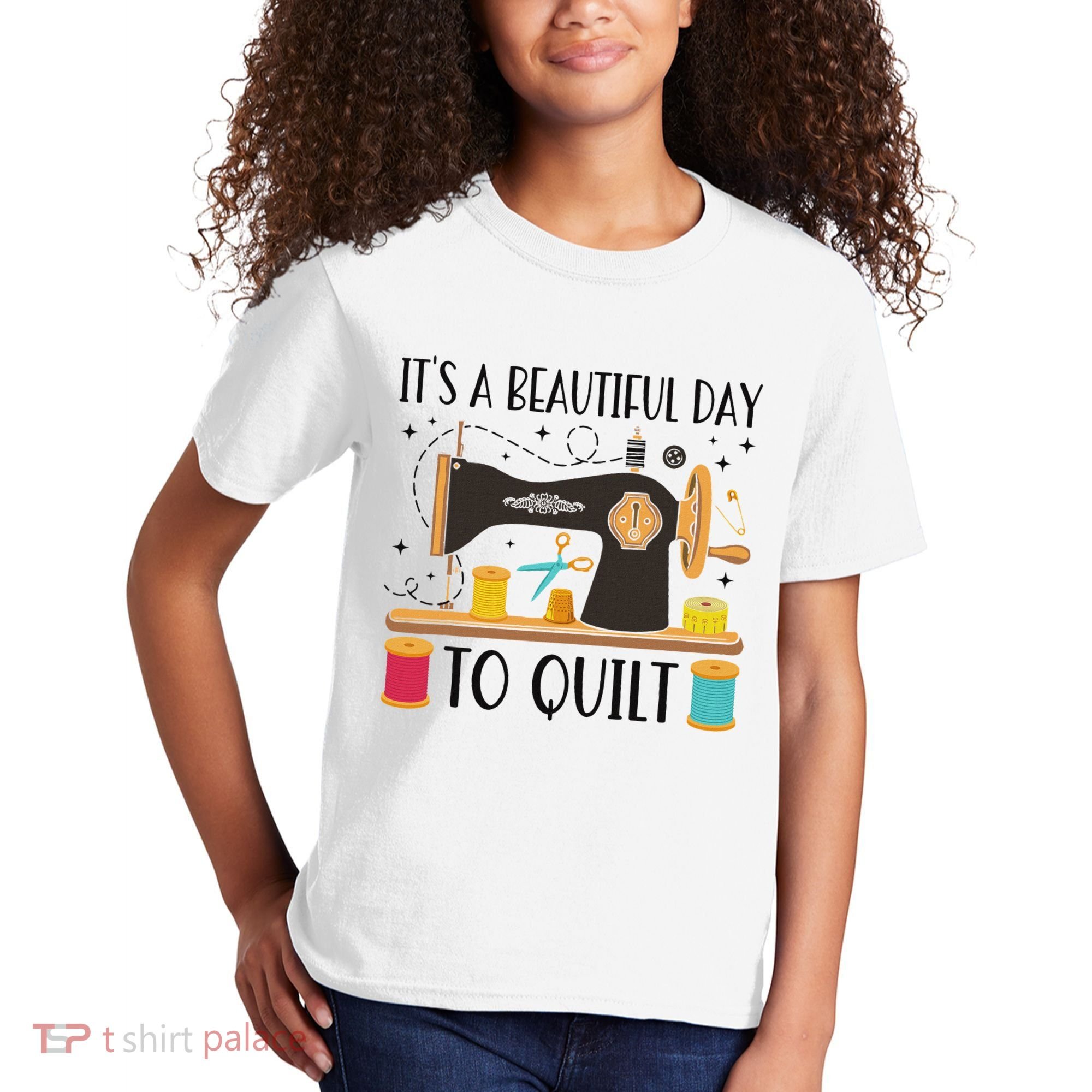 Funny Quilting Sewing For Fabric Quilt Quilter Kids T-Shirt