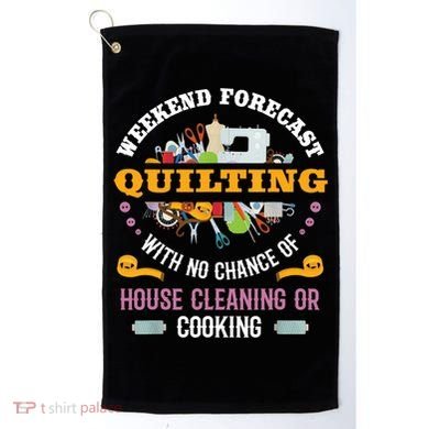 Funny Quilting Sewing Quilt Gift For Quilter Gift Golf Towel