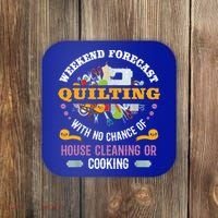 Funny Quilting Sewing Quilt Gift For Quilter Gift Coaster thumb 0