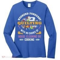 Funny Quilting Sewing Quilt Gift For Quilter Gift Women's Long Sleeve Shirt thumb 0