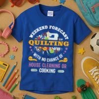 Funny Quilting Sewing Quilt Gift For Quilter Gift Kids T-Shirt thumb 3