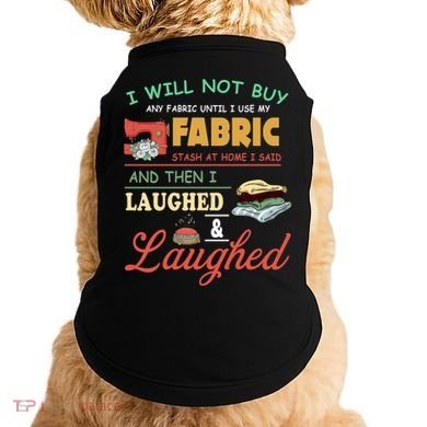 Funny Quilting Sewing Sayings Gift For Sewer & Quilter Gift Doggie Tank