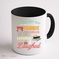 Funny Quilting Sewing Sayings Gift For Sewer & Quilter Gift Coffee Mug thumb 1