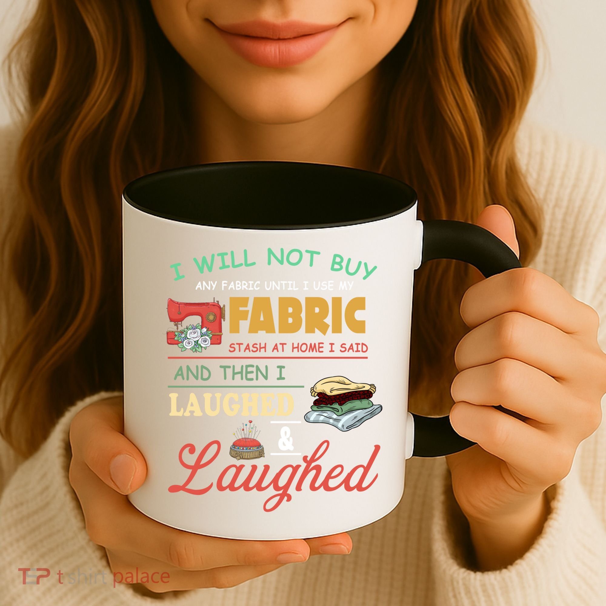 Funny Quilting Sewing Sayings Gift For Sewer & Quilter Gift Coffee Mug
