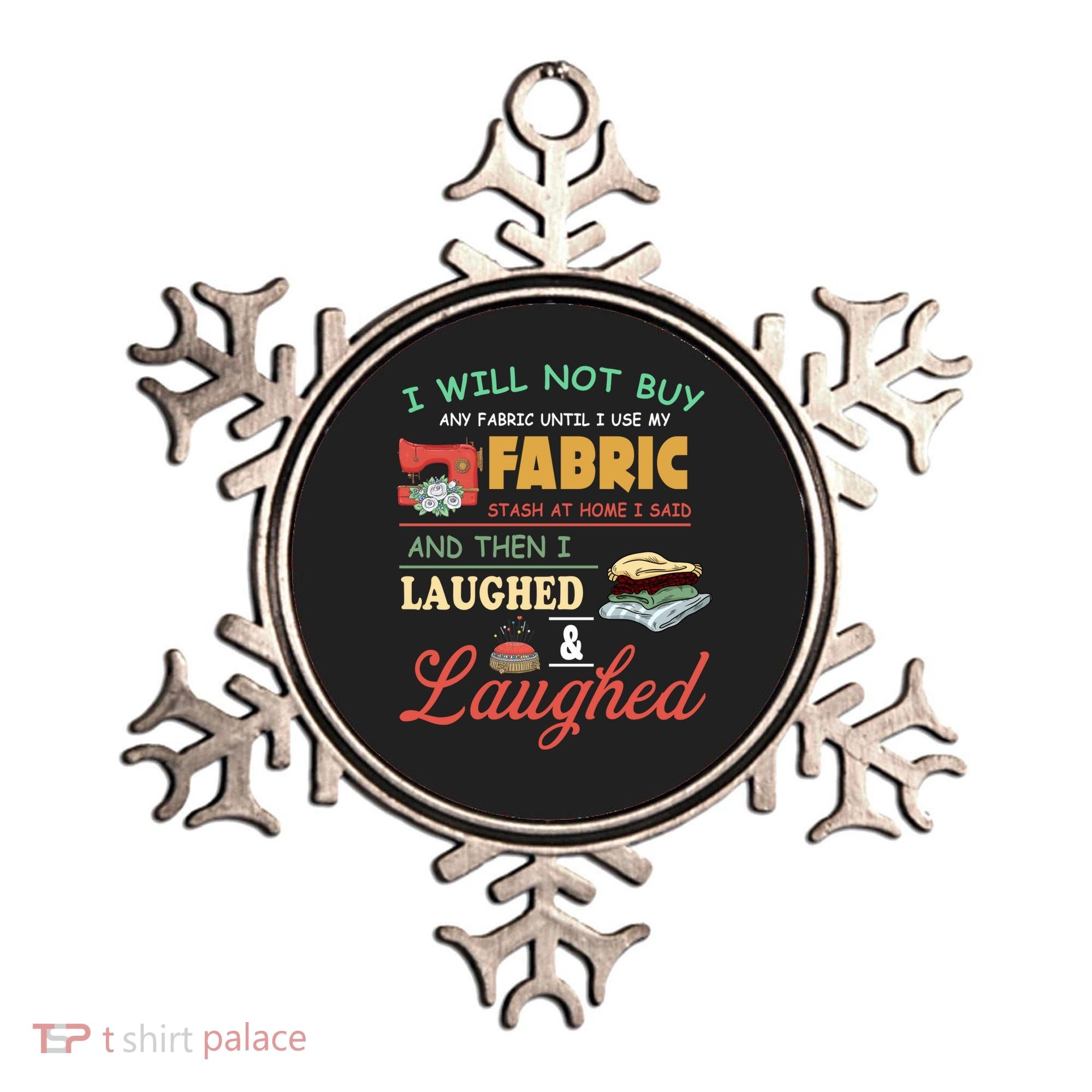 Funny Quilting Sewing Sayings Gift For Sewer & Quilter Gift Ornament