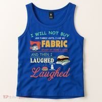 Funny Quilting Sewing Sayings Gift For Sewer & Quilter Gift Tank Top thumb 2