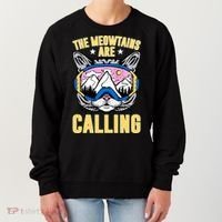 Funny Quote Ski Cat Lovers Skiing  Women's Sweatshirt thumb 0
