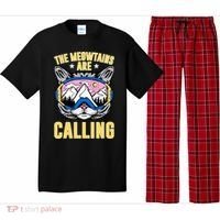 Funny Quote Ski Cat Lovers Skiing  Pajama Set thumb 0