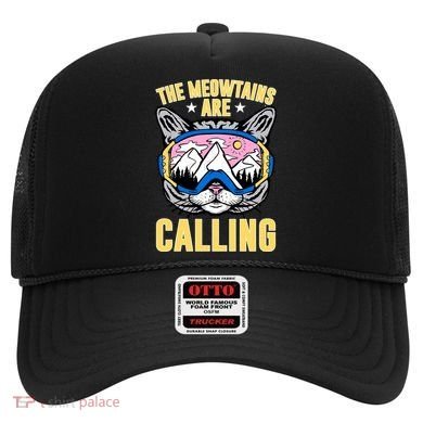 Funny Quote Ski Cat Lovers Skiing  Hat