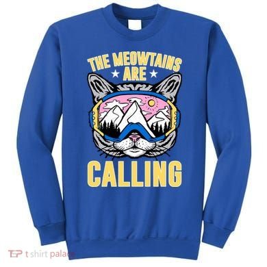 Funny Quote Ski Cat Lovers Skiing  Sweatshirt