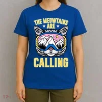 Funny Quote Ski Cat Lovers Skiing  T-Shirt thumb 4