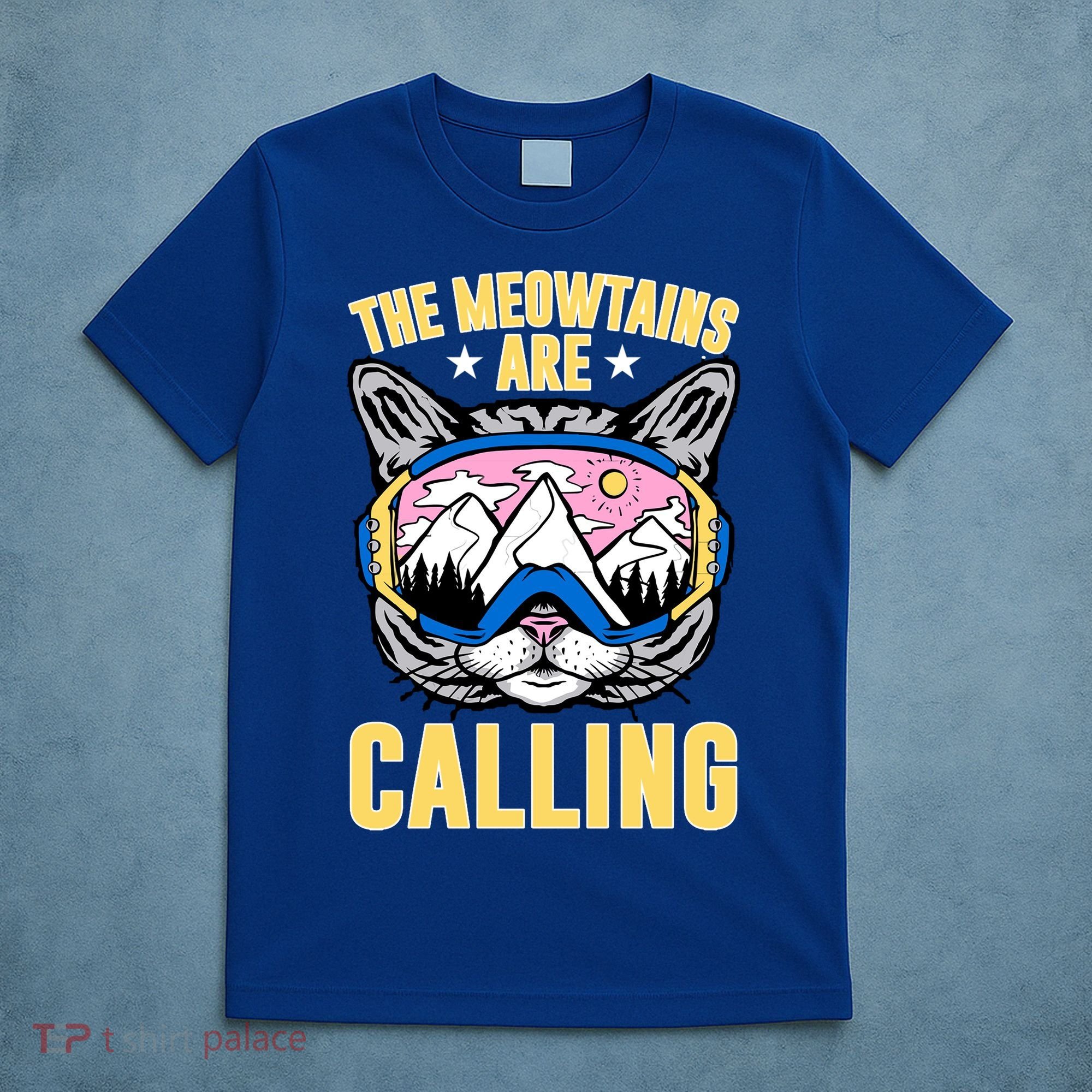 Funny Quote Ski Cat Lovers Skiing  T-Shirt