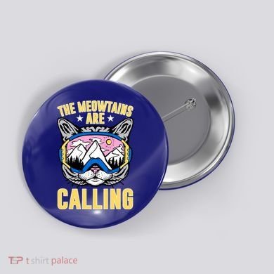Funny Quote Ski Cat Lovers Skiing  Button