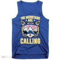 Funny Quote Ski Cat Lovers Skiing  Tank Top thumb 0