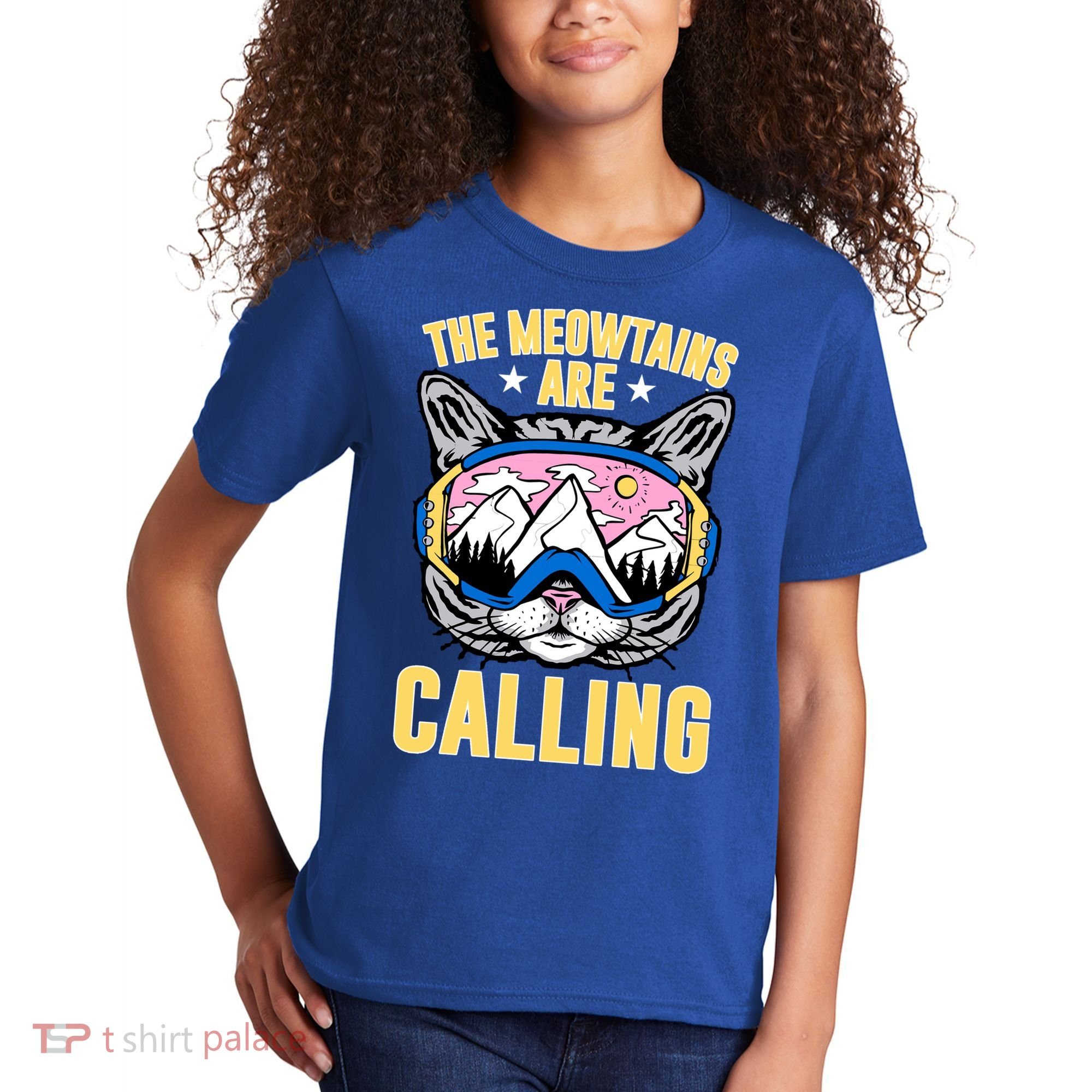 Funny Quote Ski Cat Lovers Skiing  Kids T-Shirt