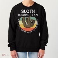 Funny Quotes Sloth Running Team Gift Gift Women's Sweatshirt thumb 0