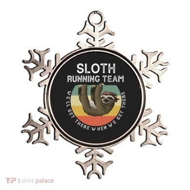 Funny Quotes Sloth Running Team Gift Gift Ornament