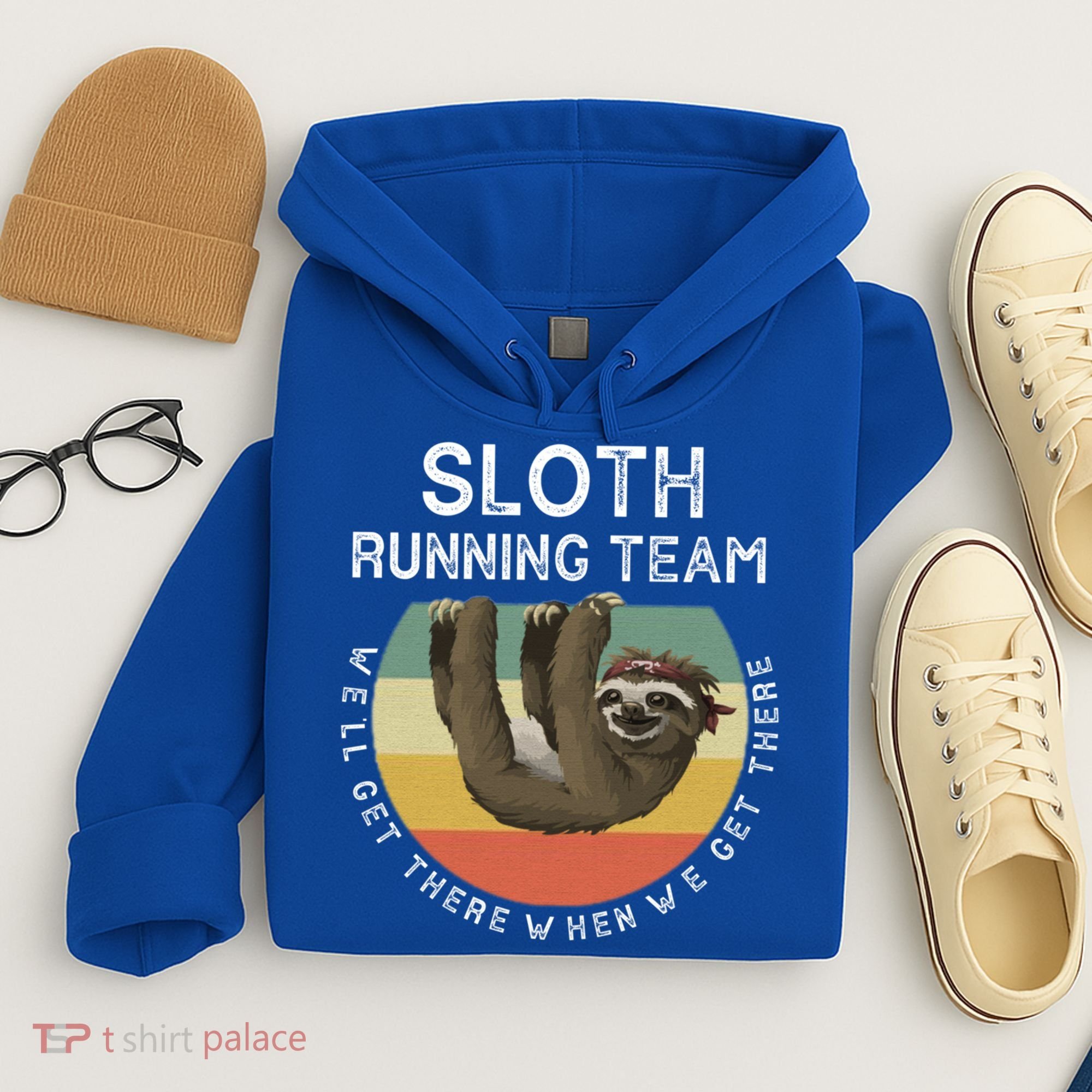 Funny Quotes Sloth Running Team Gift Gift Hoodie