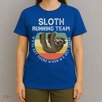 Funny Quotes Sloth Running Team Gift Gift T-Shirt thumb 4