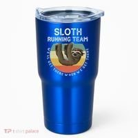 Funny Quotes Sloth Running Team Gift Gift Tumbler thumb 0