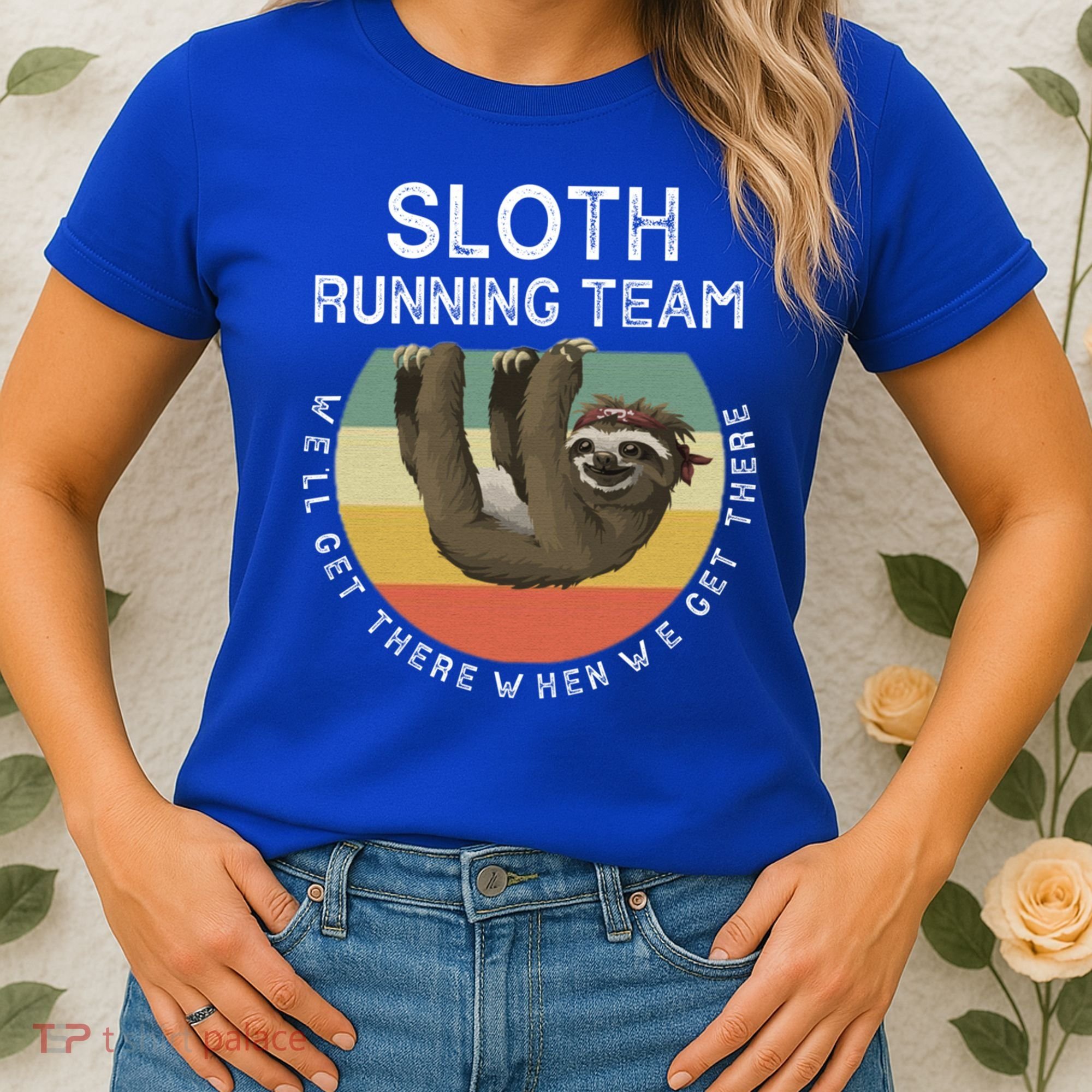 Funny Quotes Sloth Running Team Gift Gift Women's T-Shirt