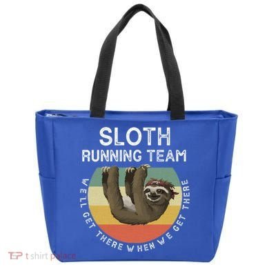 Funny Quotes Sloth Running Team Gift Gift Tote Bag