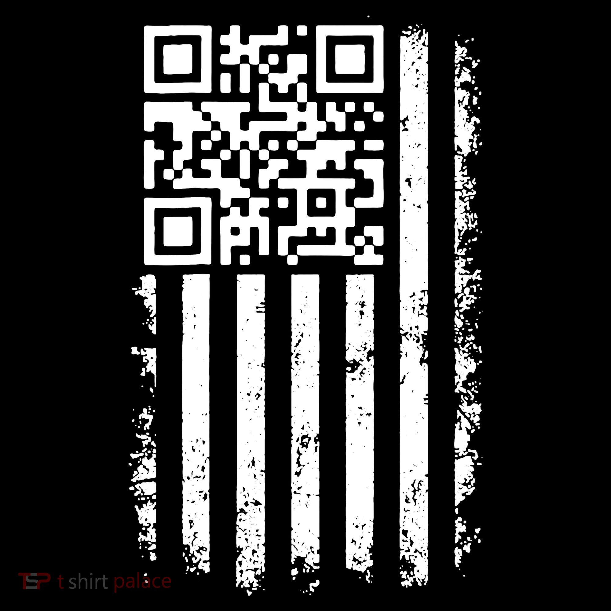 Funny Qr Scan Me President Trump 45 47 Dancing Code Flag Women's Hoodie