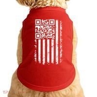 Funny Qr Scan Me President Trump 45 47 Dancing Code Flag Doggie Tank thumb 0