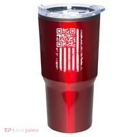 Funny Qr Scan Me President Trump 45 47 Dancing Code Flag Tumbler thumb 0