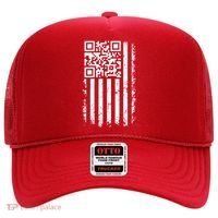 Funny Qr Scan Me President Trump 45 47 Dancing Code Flag Hat thumb 0