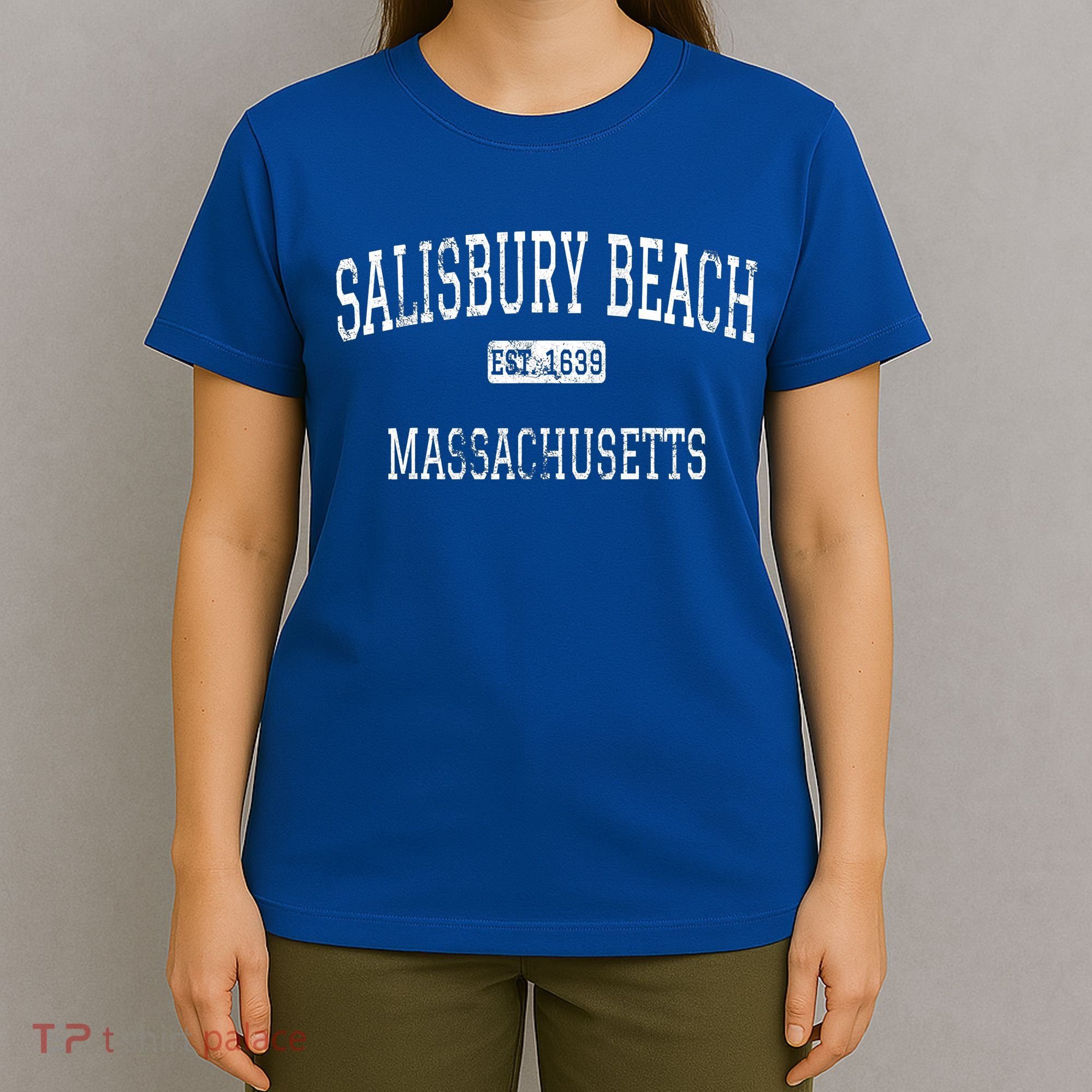 Funny Quote Salisbury Beach Massachusetts MA Vintage T-Shirt