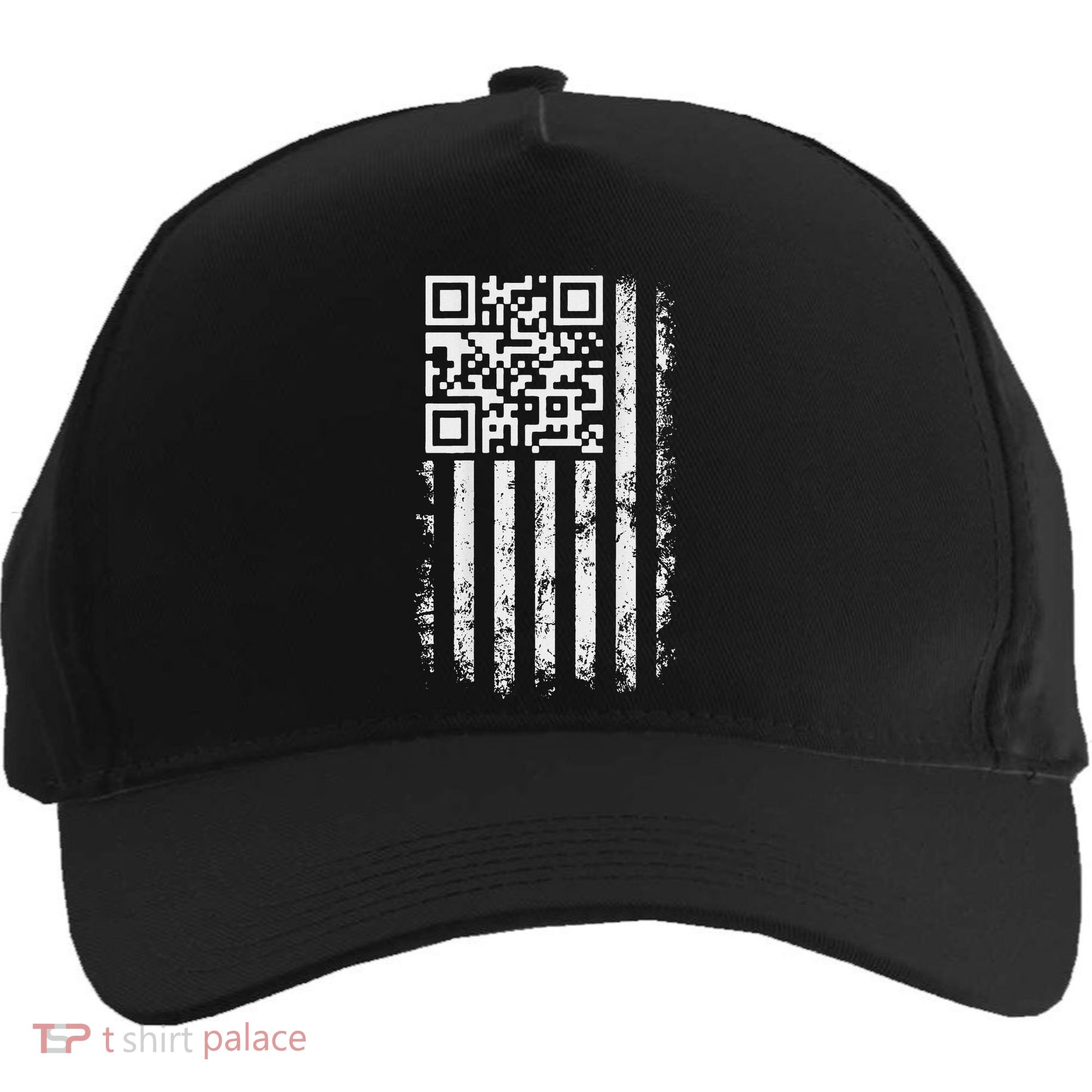 Funny Qr Scan Me President Trump 4547 Trump Dancing Code Five-Panel Snapback Cap