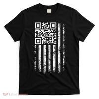 Funny Qr Scan Me President Trump 4547 Trump Dancing Code T-Shirt thumb 0