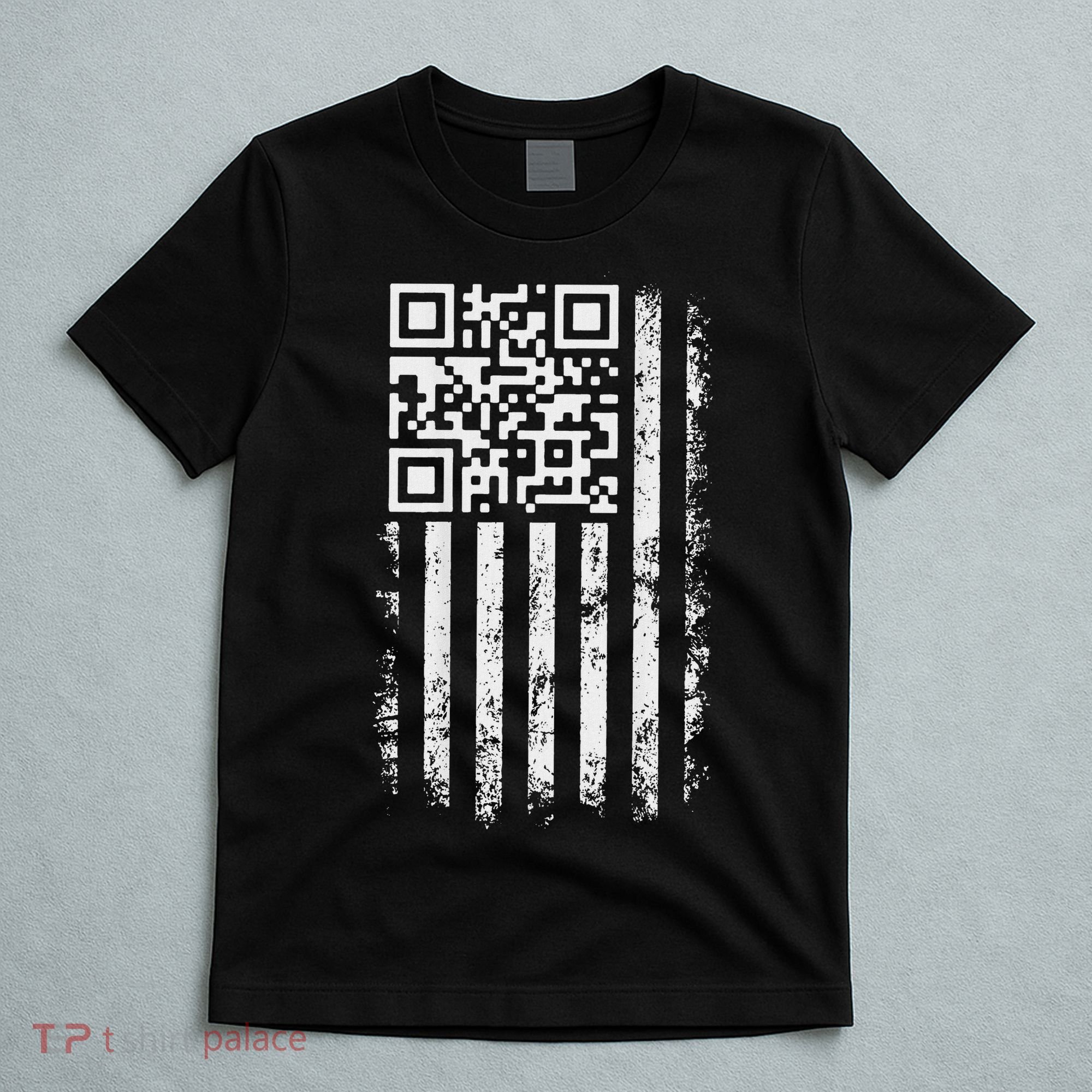 Funny Qr Scan Me President Trump 4547 Trump Dancing Code T-Shirt