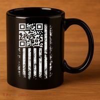 Funny Qr Scan Me President Trump 4547 Trump Dancing Code 11oz C Handle Ceramic Mug thumb 3