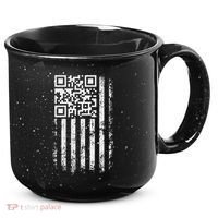 Funny Qr Scan Me President Trump 4547 Trump Dancing Code 15oz Campfire Ceramic Mug thumb 0
